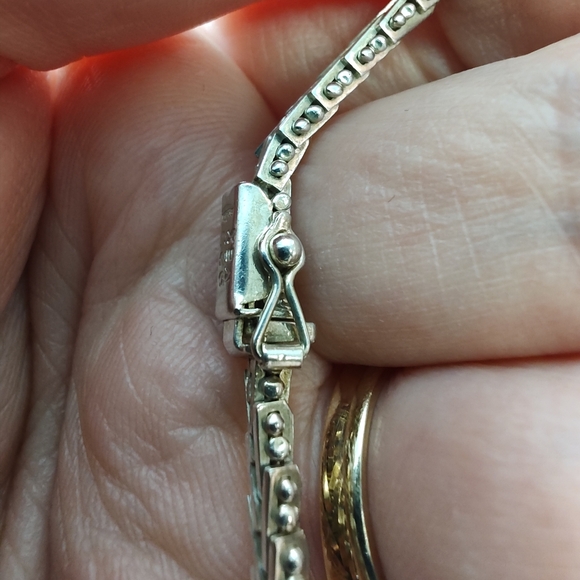 Vintage MEXICO Sterling Silver Braided Riccio Necklace 17" - Picture 7 of 14